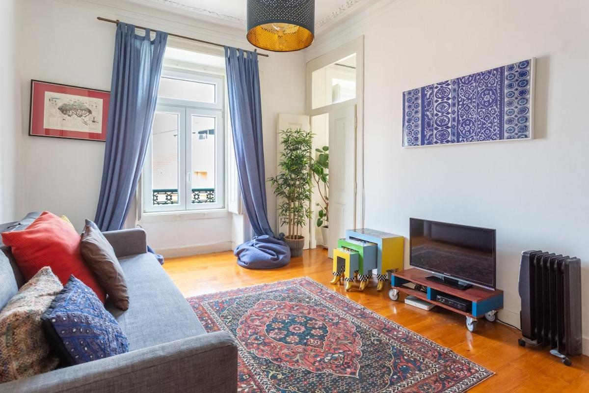 Bright 2 bedroom Apt 100m from Av. Liberdade Lisboa Eksteriør billede